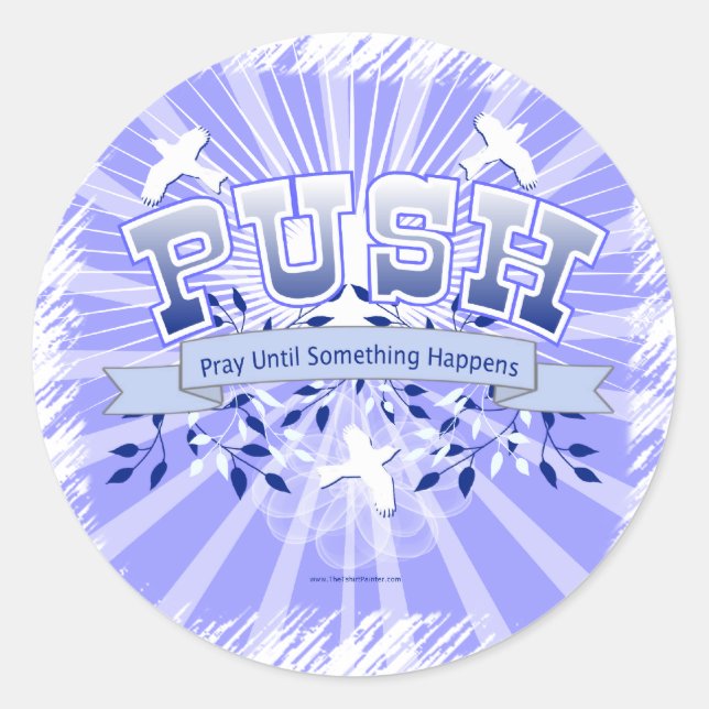 STICKER ROND POUSSER (Devant)