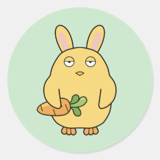 Sticker Rond Poussette, oreilles disquettes