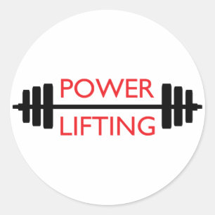 STICKER ROND POWERLIFING