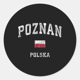 Sticker Rond Poznan Pologne Polska Sports sportifs