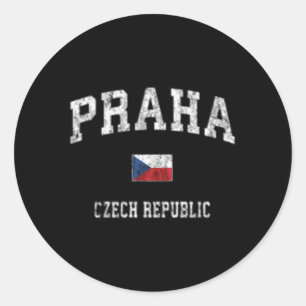 Sticker Rond Prague Praha République tchèque Sports sportifs