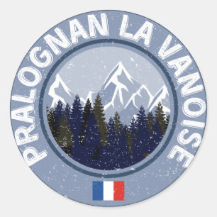 Sticker Rond Pralognan La Vanoise Station de Ski