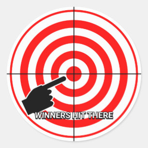 Sticker Rond Pratique de la cible urbaine