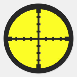 Sticker Rond Pratique de tir sportif Cible de tir à l'arc