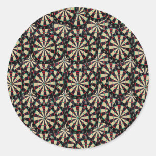 Sticker Rond "Précision en couches : l'art des bulles empilées