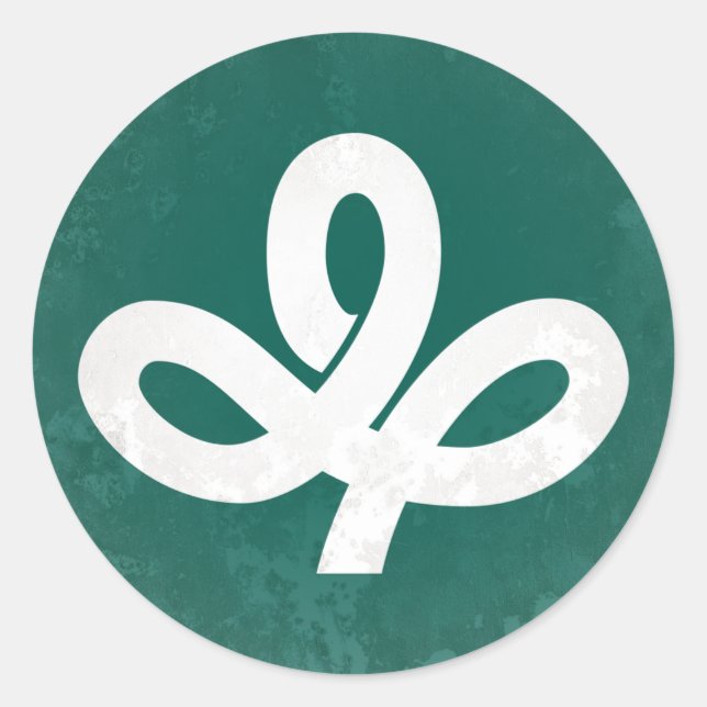 Sticker Rond Préfecture de Miyagi (Devant)