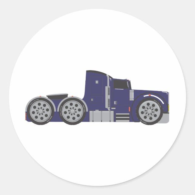 Sticker Rond Premier Mover, Big Rig (Devant)