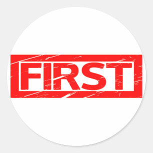 Sticker Rond Premier timbre