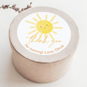 Sticker Rond Premier tour autour du soleil merci