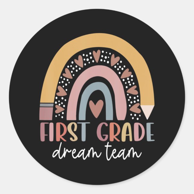 Sticker Rond Première Grade Dream Team (Devant)