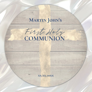 Sticker Rond Première sainte communion