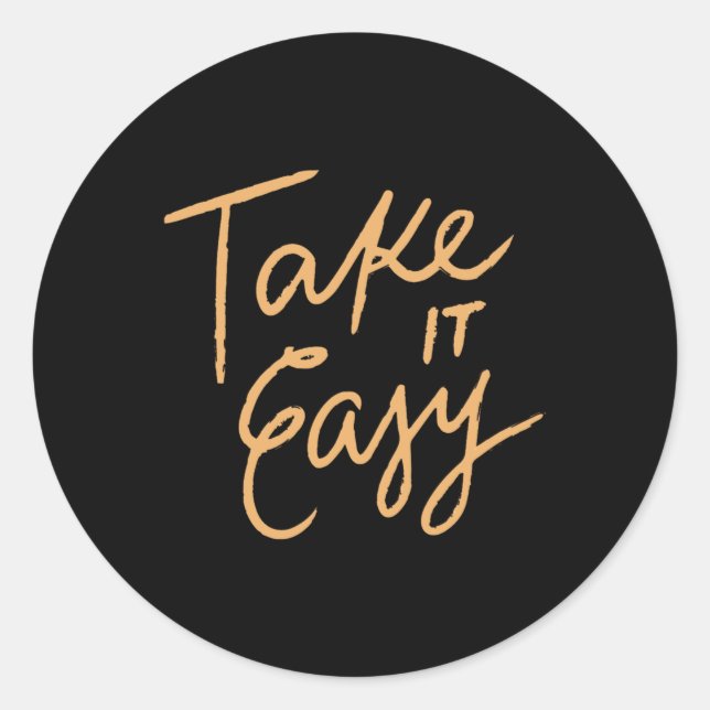 Sticker Rond Prenez facilement (Devant)