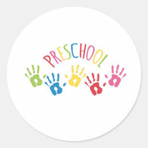 Sticker Rond préscolaire