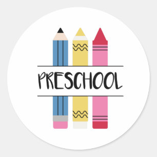 Sticker Rond préscolaire