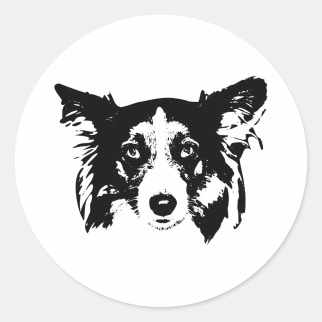 Sticker Rond Présence en miniature (Devant)