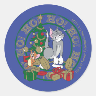 Sticker Rond Présentations d'ouverture Tom et Jerry
