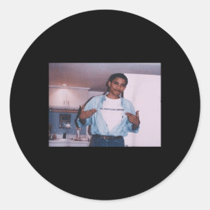 Sticker Rond Président Barack Hussein Obama