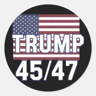 Sticker Rond Président Des États-Unis 4547 1