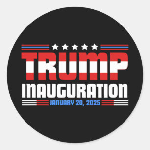 Sticker Rond Président Trump