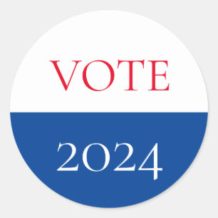 Sticker Rond Presidential Election Vote 2020 Patriotic