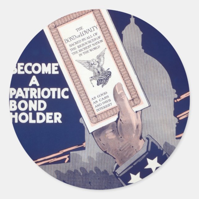 Sticker Rond Prêt Liberty (Devant)