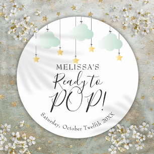 Sticker Rond Prêt Pour POP Twinkle Twinkle Baby shower