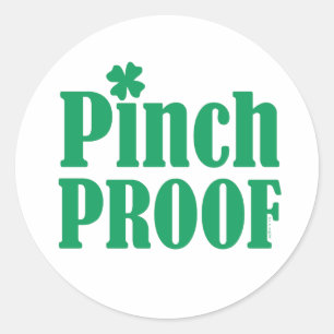 Sticker Rond Preuve de la fête de la Saint Patrick