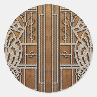 STICKER ROND PREUVE : FLEUR DE LIS
