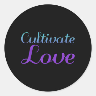 Sticker Rond Prévention de la culture de l'amour
