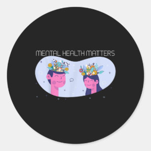 Sticker Rond Prévention du suicide - Sensibilisation à la santé