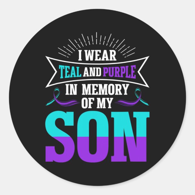 Sticker Rond Prévention du suicide Sensibilisation au suicide (Devant)