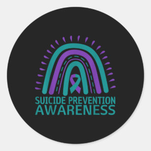 Sticker Rond Prévention du suicide Sensibilisation Santé mental