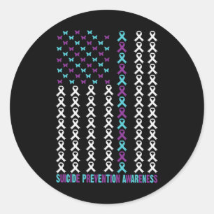 Sticker Rond Prévention du suicide Sensibilisation Survivant So