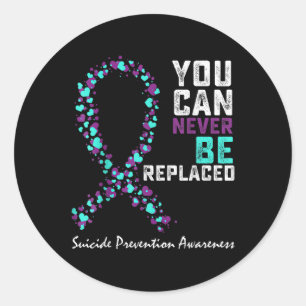 Sticker Rond Prévention du suicide Sensibilisation Vous ne pouv