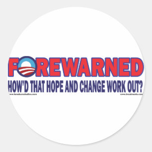 Sticker Rond Prévenu -