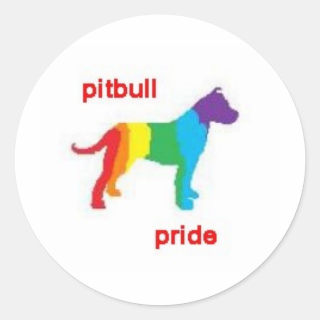 STICKER ROND PRIME DE PITBULL3 (Devant)
