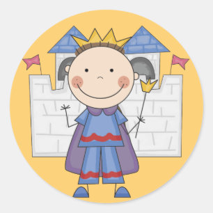 Sticker Rond Prince in Castle Tshirts et cadeaux