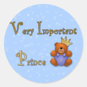 Sticker Rond Prince très important - la papeterie
