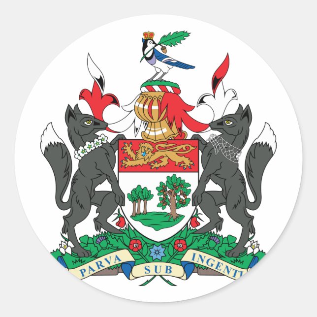 Sticker Rond princeedward, Canada (Devant)