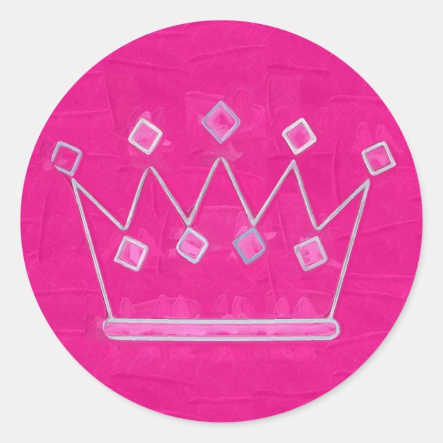Sticker Rond princesse (Devant)