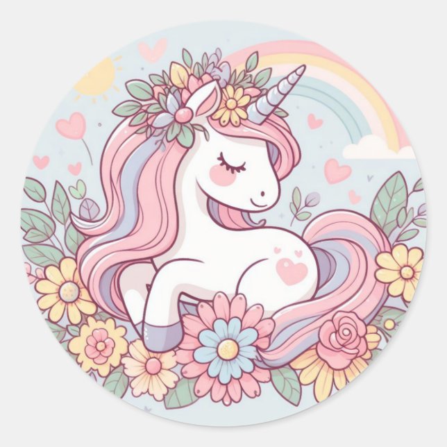 Sticker Rond Princesse Blossom (Devant)