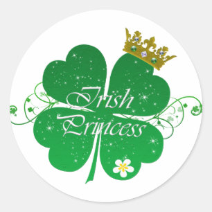 Sticker Rond Princesse irlandaise