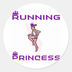 Sticker Rond Princesse RunnerChick