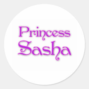Sticker Rond Princesse Sasha