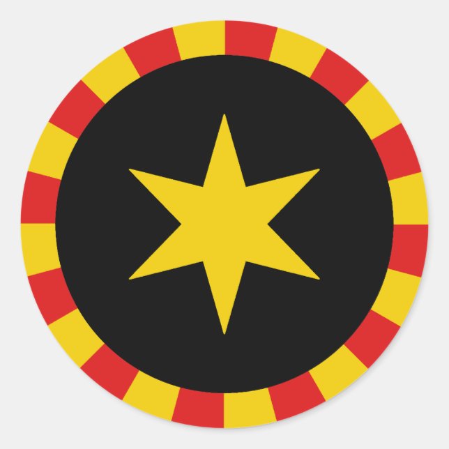 Sticker Rond Principauté de Vindheim Populace Badge (Devant)