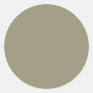 Sticker Rond Printemps été couleur poireau vert