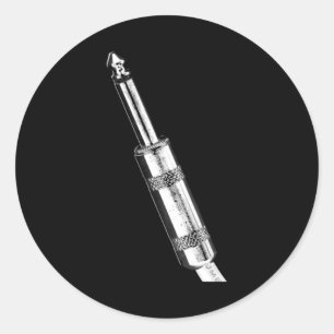 Sticker Rond Prise de câble