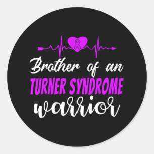 Sticker Rond Prise en charge de la sensibilisation au syndrome 
