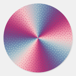 Sticker Rond Prison Polka Dot