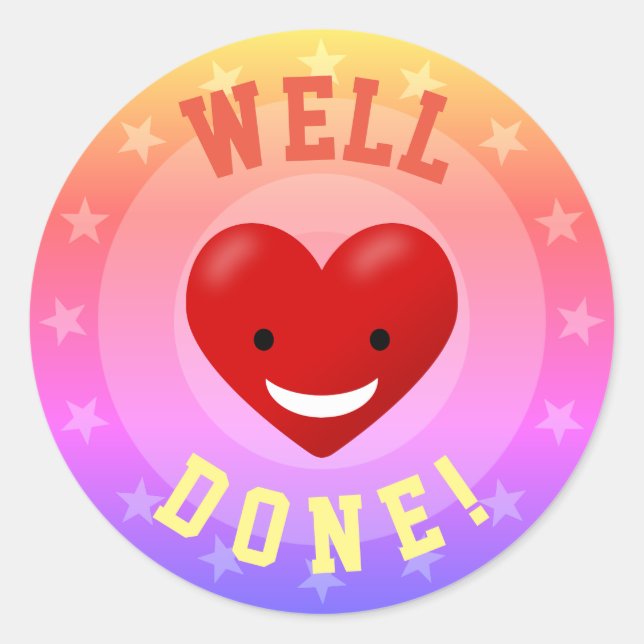 Sticker Rond Prix du bien joué (Devant)